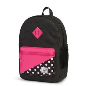 NWT Heritage Backpack kids youth Black & Pink